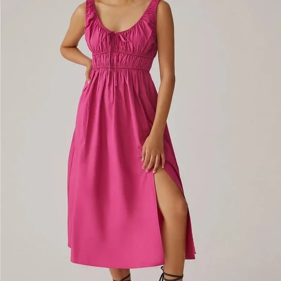 Anthropologie En Saison Sleeveless Scoop-Neck Midi Dress - Picture 4 of 17